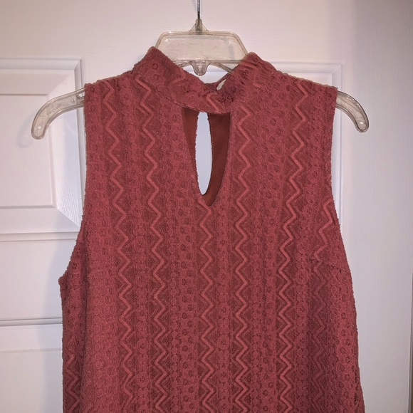 Mauve V-neck blouse - Picture 1 of 4